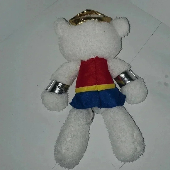 Gund DC Comics Wonder Woman Plush Teddy Bear White Stuffed Animal Toy - Picture 3 of 6